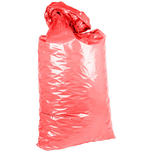 Wäschesäcke aus PE rot